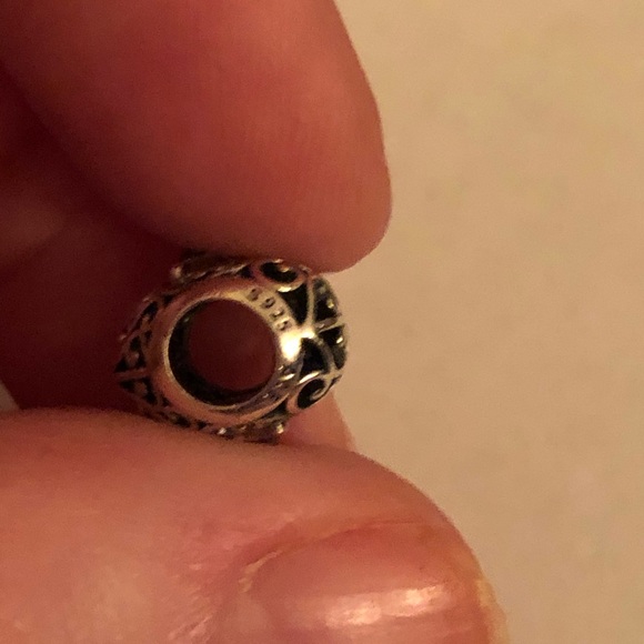 Pandora March Birthstone Heart Charm - Picture 5 of 6